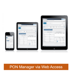 PON Manager via Web Access