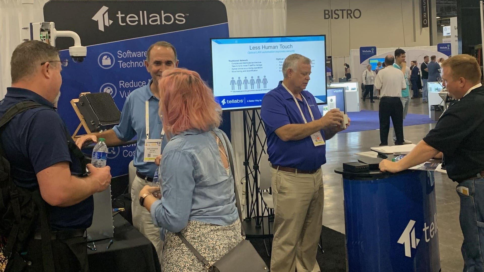 Learn more about Tellabs Optical LAN security at booth 13133 at ISCWEST