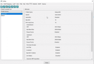 Creating global profiles and templates