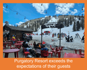 Purgatory Resort exceeds the expectations of their guests