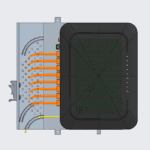 Tellabs ONT180C with universal DIN Rail bracket