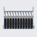 Tellabs DIN Rail mounting solution with Tellabs ONT180C