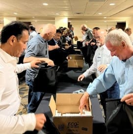 At 2023 Tellabs Partner Conference we joined together with our partners and customers to build hygiene kits for Fort Worth area veterans in need