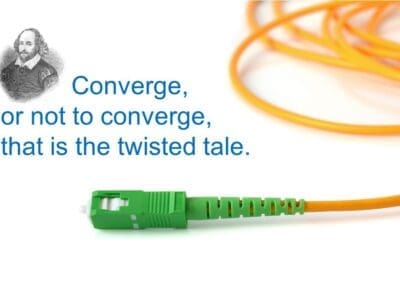Converge or not? Optical LAN puts a twist in the fiber tale.
